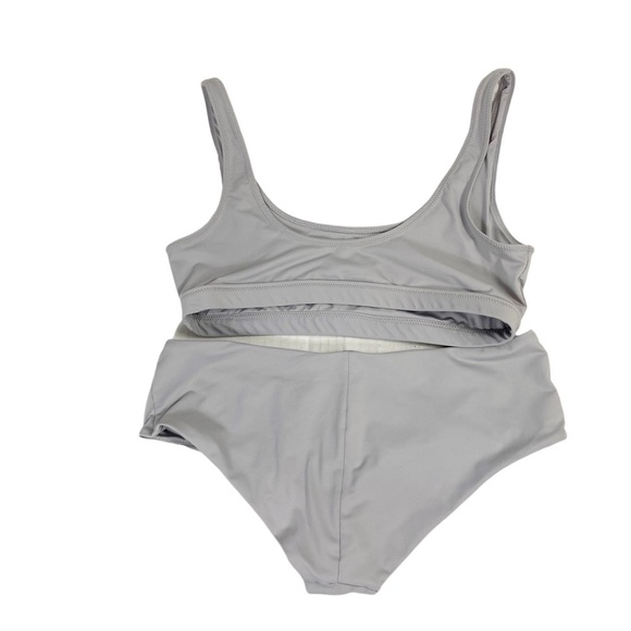 SKIMS Swim Bandeau Bikini Set Chrome - Picture 11 of 11